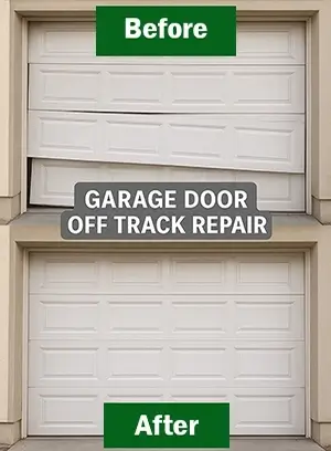 garage door off track repair 